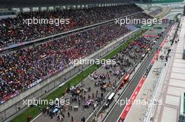 The grid before the start of the race. 14.04.2019. Formula 1 World Championship, Rd 3, Chinese Grand Prix, Shanghai, China, Race Day.