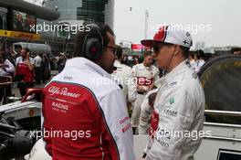 Kimi Raikkonen (FIN) Sauber C37. 14.04.2019. Formula 1 World Championship, Rd 3, Chinese Grand Prix, Shanghai, China, Race Day.