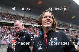 Claire Williams (GBR) Williams Racing Deputy Team Principal at the Fans' Forum 14.04.2019. Formula 1 World Championship, Rd 3, Chinese Grand Prix, Shanghai, China, Race Day.