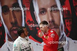 Lewis Hamilton (GBR), Mercedes AMG F1  and Sebastian Vettel (GER), Scuderia Ferrari  14.04.2019. Formula 1 World Championship, Rd 3, Chinese Grand Prix, Shanghai, China, Race Day.