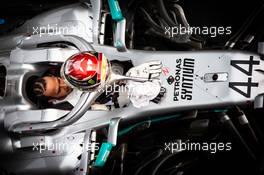 Race winner Lewis Hamilton (GBR) Mercedes AMG F1 W10 celebrates in parc ferme. 14.04.2019. Formula 1 World Championship, Rd 3, Chinese Grand Prix, Shanghai, China, Race Day.