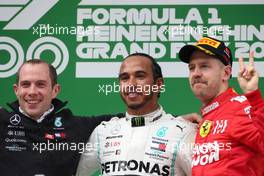 Lewis Hamilton (GBR), Mercedes AMG F1  and Sebastian Vettel (GER), Scuderia Ferrari  14.04.2019. Formula 1 World Championship, Rd 3, Chinese Grand Prix, Shanghai, China, Race Day.