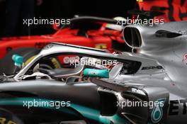 1st place Lewis Hamilton (GBR) Mercedes AMG F1 and Sebastian Vettel (GER) Ferrari. 14.04.2019. Formula 1 World Championship, Rd 3, Chinese Grand Prix, Shanghai, China, Race Day.
