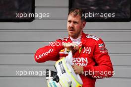 Sebastian Vettel (GER) Ferrari in parc ferme. 14.04.2019. Formula 1 World Championship, Rd 3, Chinese Grand Prix, Shanghai, China, Race Day.