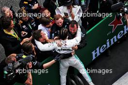 Race winner Lewis Hamilton (GBR) Mercedes AMG F1 celebrates in parc ferme. 14.04.2019. Formula 1 World Championship, Rd 3, Chinese Grand Prix, Shanghai, China, Race Day.
