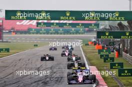 Sergio Perez (MEX) Racing Point F1 Team RP19. 14.04.2019. Formula 1 World Championship, Rd 3, Chinese Grand Prix, Shanghai, China, Race Day.