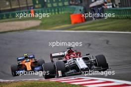 Kimi Raikkonen (FIN) Alfa Romeo Racing C38. 14.04.2019. Formula 1 World Championship, Rd 3, Chinese Grand Prix, Shanghai, China, Race Day.