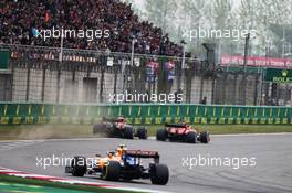 Max Verstappen (NLD) Red Bull Racing RB15 and Sebastian Vettel (GER) Ferrari SF90 battle for position. 14.04.2019. Formula 1 World Championship, Rd 3, Chinese Grand Prix, Shanghai, China, Race Day.