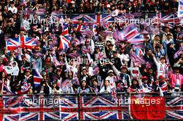 Fans in the grandstand. 13.04.2019. Formula 1 World Championship, Rd 3, Chinese Grand Prix, Shanghai, China, Qualifying Day.