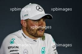 Valtteri Bottas (FIN) Mercedes AMG F1 in the post qualifying FIA Press Conference. 13.04.2019. Formula 1 World Championship, Rd 3, Chinese Grand Prix, Shanghai, China, Qualifying Day.