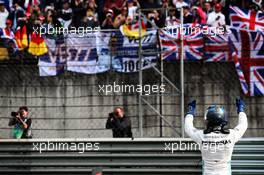 Valtteri Bottas (FIN) Mercedes AMG F1 celebrates his pole position in qualifying parc ferme. 13.04.2019. Formula 1 World Championship, Rd 3, Chinese Grand Prix, Shanghai, China, Qualifying Day.