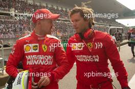 (L to R): Sebastian Vettel (GER) Ferrari with Antti Kontsas (FIN) Personal Trainer. 13.04.2019. Formula 1 World Championship, Rd 3, Chinese Grand Prix, Shanghai, China, Qualifying Day.