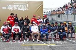 1000th F1 race group photograph. 14.04.2019. Formula 1 World Championship, Rd 3, Chinese Grand Prix, Shanghai, China, Race Day.