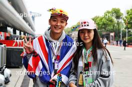 Lewis Hamilton (GBR) Mercedes AMG F1 fans. 14.04.2019. Formula 1 World Championship, Rd 3, Chinese Grand Prix, Shanghai, China, Race Day.