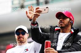 Lewis Hamilton (GBR) Mercedes AMG F1 on the drivers parade. 14.04.2019. Formula 1 World Championship, Rd 3, Chinese Grand Prix, Shanghai, China, Race Day.