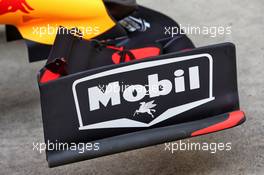 Red Bull Racing RB15 front wing - retro logo to celebrate 1000 F1 races with Esso and Mobil.  11.04.2019. Formula 1 World Championship, Rd 3, Chinese Grand Prix, Shanghai, China, Preparation Day.