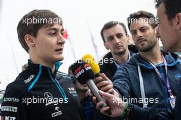 George Russell (GBR) Williams Racing with the media. 11.04.2019. Formula 1 World Championship, Rd 3, Chinese Grand Prix, Shanghai, China, Preparation Day.