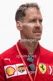 Sebastian Vettel (GER) Ferrari. 11.04.2019. Formula 1 World Championship, Rd 3, Chinese Grand Prix, Shanghai, China, Preparation Day.