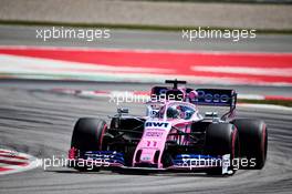 Sergio Perez (MEX) Racing Point F1 Team RP19. 10.05.2019. Formula 1 World Championship, Rd 5, Spanish Grand Prix, Barcelona, Spain, Practice Day.
