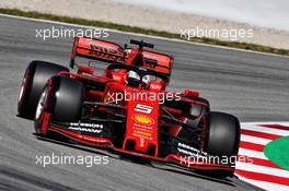 Sebastian Vettel (GER) Ferrari SF90. 10.05.2019. Formula 1 World Championship, Rd 5, Spanish Grand Prix, Barcelona, Spain, Practice Day.