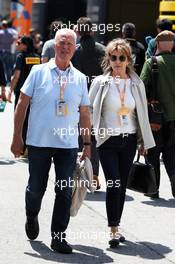 (L to R): Rolf Schumacher (GER) with his wife Barbara Schumacher (GER). 10.05.2019. Formula 1 World Championship, Rd 5, Spanish Grand Prix, Barcelona, Spain, Practice Day.