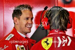 Sebastian Vettel (GER) Ferrari. 10.05.2019. Formula 1 World Championship, Rd 5, Spanish Grand Prix, Barcelona, Spain, Practice Day.