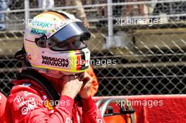 Sebastian Vettel (GER) Ferrari on the grid. 12.05.2019. Formula 1 World Championship, Rd 5, Spanish Grand Prix, Barcelona, Spain, Race Day.