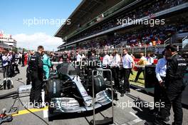 Valtteri Bottas (FIN) Mercedes AMG F1 W10 on the grid. 12.05.2019. Formula 1 World Championship, Rd 5, Spanish Grand Prix, Barcelona, Spain, Race Day.