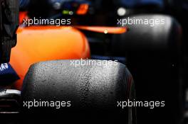 McLaren MCL34 Pirelli tyre. 12.05.2019. Formula 1 World Championship, Rd 5, Spanish Grand Prix, Barcelona, Spain, Race Day.