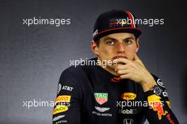Max Verstappen (NLD) Red Bull Racing in the post race FIA Press Conference. 12.05.2019. Formula 1 World Championship, Rd 5, Spanish Grand Prix, Barcelona, Spain, Race Day.