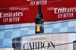 Carbon Champagne on the podium. 12.05.2019. Formula 1 World Championship, Rd 5, Spanish Grand Prix, Barcelona, Spain, Race Day.