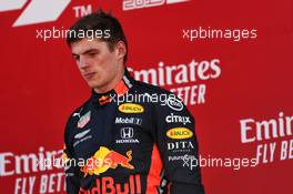 Max Verstappen (NLD) Red Bull Racing on the podium. 12.05.2019. Formula 1 World Championship, Rd 5, Spanish Grand Prix, Barcelona, Spain, Race Day.