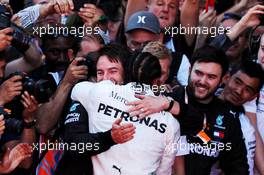Race winner Lewis Hamilton (GBR) Mercedes AMG F1 celebrates in parc ferme. 12.05.2019. Formula 1 World Championship, Rd 5, Spanish Grand Prix, Barcelona, Spain, Race Day.