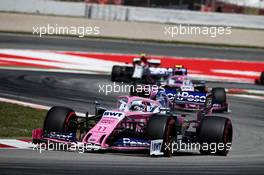 Sergio Perez (MEX) Racing Point F1 Team RP19. 12.05.2019. Formula 1 World Championship, Rd 5, Spanish Grand Prix, Barcelona, Spain, Race Day.