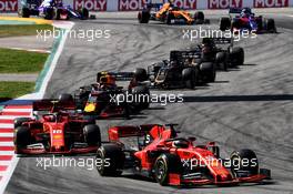 Sebastian Vettel (GER) Ferrari SF90. 12.05.2019. Formula 1 World Championship, Rd 5, Spanish Grand Prix, Barcelona, Spain, Race Day.