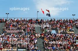 Fans in the grandstand. 11.05.2019. Formula 1 World Championship, Rd 5, Spanish Grand Prix, Barcelona, Spain, Qualifying Day.