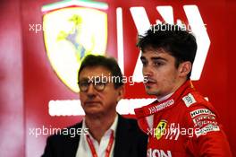 Charles Leclerc (MON) Ferrari and Louis Camilleri (ITA) Ferrari Chief Executive Officer. 11.05.2019. Formula 1 World Championship, Rd 5, Spanish Grand Prix, Barcelona, Spain, Qualifying Day.