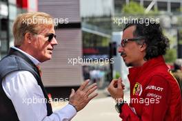 (L to R): Danny Sullivan (USA) FIA Steward with Laurent Mekies (FRA) Ferrari Sporting Director. 09.05.2019. Formula 1 World Championship, Rd 5, Spanish Grand Prix, Barcelona, Spain, Preparation Day.
