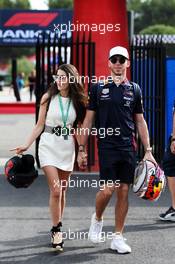 Pierre Gasly (FRA) Red Bull Racing with his girlfriend Caterina Masetti Zannini. 21.06.2019. Formula 1 World Championship, Rd 8, French Grand Prix, Paul Ricard, France, Practice Day.