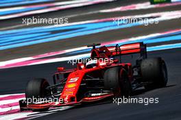 Sebastian Vettel (GER) Ferrari SF90. 21.06.2019. Formula 1 World Championship, Rd 8, French Grand Prix, Paul Ricard, France, Practice Day.