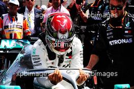 Lewis Hamilton (GBR) Mercedes AMG F1 W10 on the grid. 23.06.2019. Formula 1 World Championship, Rd 8, French Grand Prix, Paul Ricard, France, Race Day.
