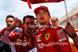 Charles Leclerc (MON) Ferrari on the grid. 23.06.2019. Formula 1 World Championship, Rd 8, French Grand Prix, Paul Ricard, France, Race Day.