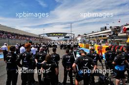 Williams Racing on the grid. 23.06.2019. Formula 1 World Championship, Rd 8, French Grand Prix, Paul Ricard, France, Race Day.