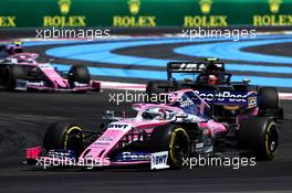 Sergio Perez (MEX) Racing Point F1 Team RP19. 23.06.2019. Formula 1 World Championship, Rd 8, French Grand Prix, Paul Ricard, France, Race Day.