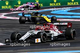 Kimi Raikkonen (FIN) Alfa Romeo Racing C38. 23.06.2019. Formula 1 World Championship, Rd 8, French Grand Prix, Paul Ricard, France, Race Day.