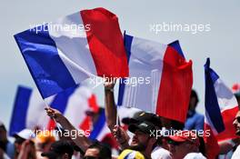 Fans in the grandstand. 23.06.2019. Formula 1 World Championship, Rd 8, French Grand Prix, Paul Ricard, France, Race Day.