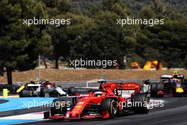 Sebastian Vettel (GER) Ferrari SF90. 23.06.2019. Formula 1 World Championship, Rd 8, French Grand Prix, Paul Ricard, France, Race Day.
