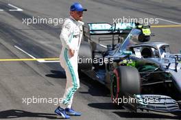 Valtteri Bottas (FIN) Mercedes AMG F1 W10 in qualifying parc ferme. 22.06.2019. Formula 1 World Championship, Rd 8, French Grand Prix, Paul Ricard, France, Qualifying Day.