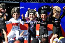 Circuit atmosphere - driver caricatures on the FanZone stage. 22.06.2019. Formula 1 World Championship, Rd 8, French Grand Prix, Paul Ricard, France, Qualifying Day.