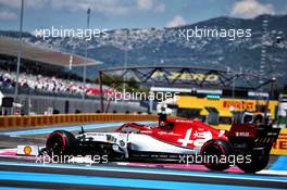 Kimi Raikkonen (FIN) Alfa Romeo Racing C38. 22.06.2019. Formula 1 World Championship, Rd 8, French Grand Prix, Paul Ricard, France, Qualifying Day.